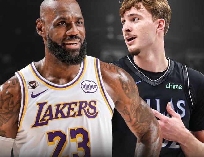 NBA历史首次！41岁詹姆斯22分+19岁弗拉格26分 半场同砍20+ | 中国区|球友会|股份有限公司